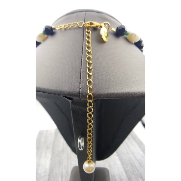 Vintage SARAH COVENTRY Red Enamel Flower Necklace – Vintage Bead Necklace - Picture 7 of 7